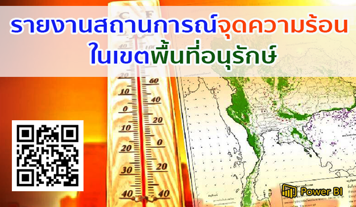 ระบบรายงานสถานการณ์จุดความร้อนในเขตพื้นที่อนุรักษ์